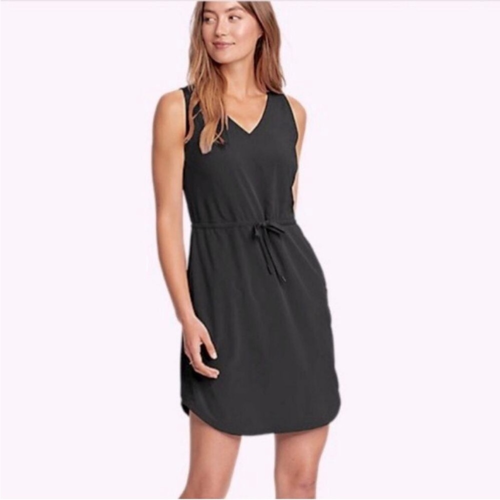 Eddie Bauer Spindrift Easy Tank Athletic Dress Black XL
